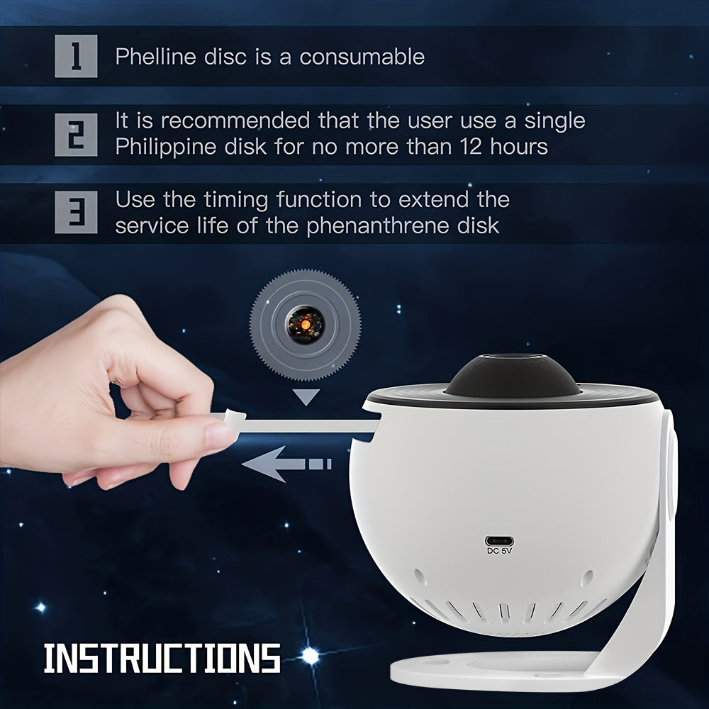 Galaxy Projector with 13 Film Discs – Bring the Universe to Your Room