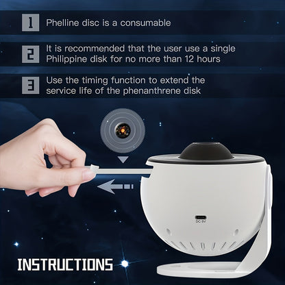 Galaxy Projector with 13 Film Discs – Bring the Universe to Your Room